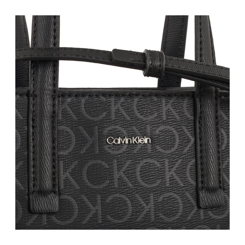 Calvin Klein CK Must Mini Tote Epi Mono Black K60K611760 0GJ (CK451-a) rankinė