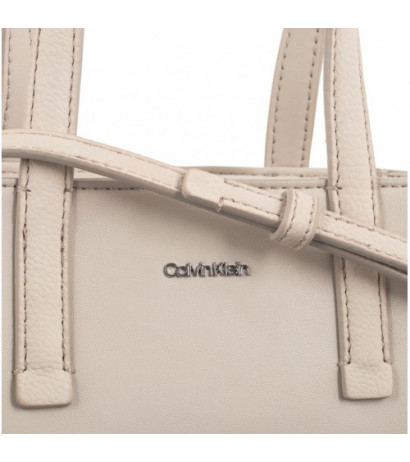 Calvin Klein CK Must Mini Tote Pu/Nubuck DK Ecru K60K611873 PC4 (CK452-a) rankinė