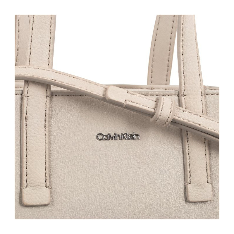 Calvin Klein CK Must Mini Tote Pu/Nubuck DK Ecru K60K611873 PC4 (CK452-a) rankinė