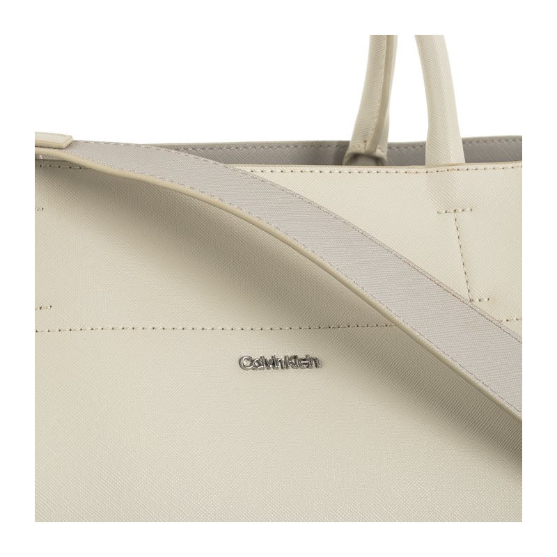 Calvin Klein Business Large Tote Saffiano DK Ecru/Sand Pebble K60K611674 PC4 (CK450-a) rankinė