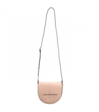 Calvin Klein Sculpted Mini Saddle Bag Pale Conch K60K611966 TFT (CK457-a) rankinė