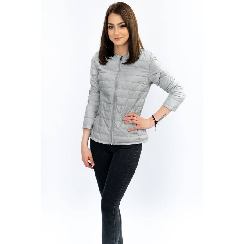 QUILTED JACKET GREY  (W73) striukė