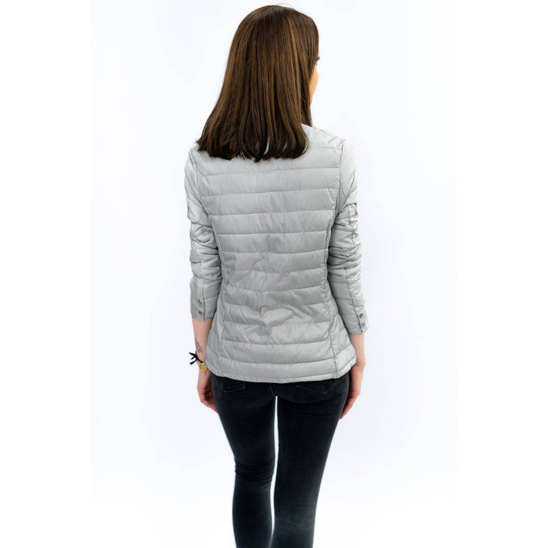 QUILTED JACKET GREY (W73) striukė QUILTED JACKET GREY (W73) striukė
