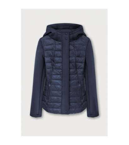 NEOPRENE QUILTED JACKET NAVY BLUE (B1062-30) striukė