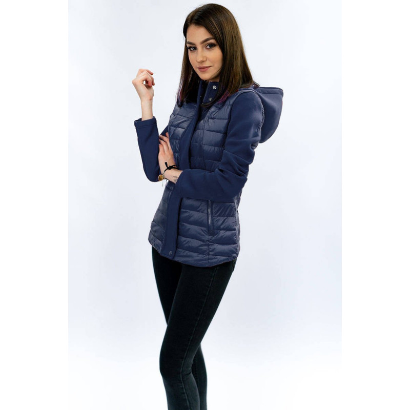 NEOPRENE QUILTED JACKET NAVY BLUE (B1062-30) striukė