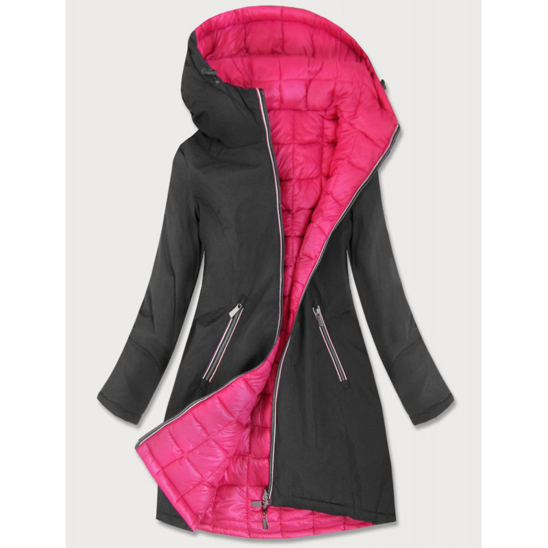 DOUBLE-SIDED GRAPHITE-AMARANT JACKET (7700) striukė DOUBLE-SIDED GRAPHITE-AMARANT JACKET (7700) striukė