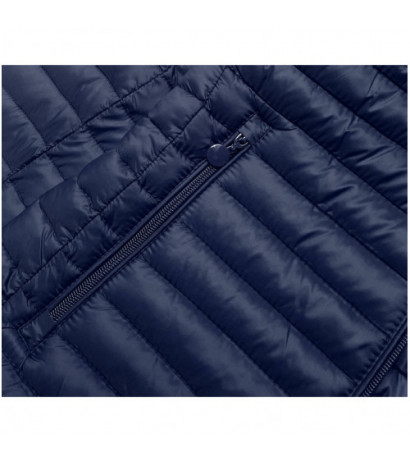 QUILTED HOODED JACKET RED (7218) striukė