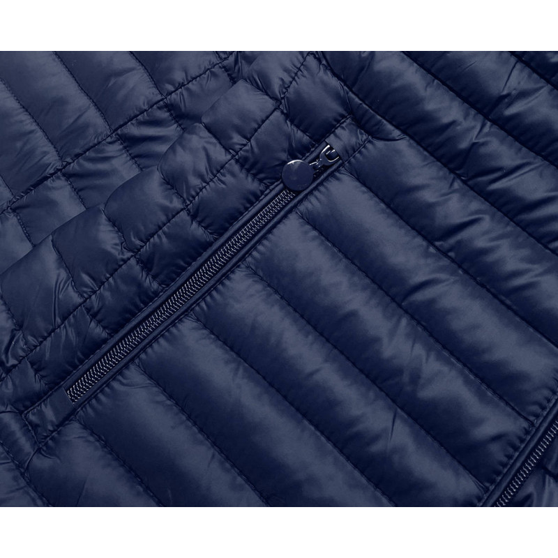 QUILTED HOODED JACKET RED (7218) striukė QUILTED HOODED JACKET RED (7218) striukė