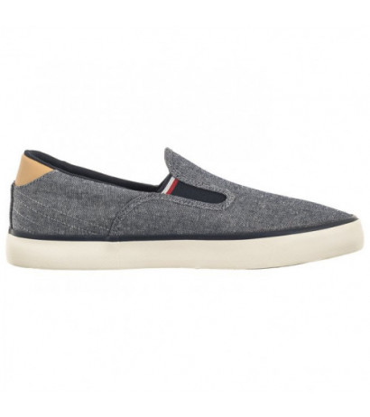 Tommy Hilfiger TH Hi Vulc Low Slipon Chambray Desert Sky FM0FM04947 DW5 (TH1030-a) sportiniai bateliai 
