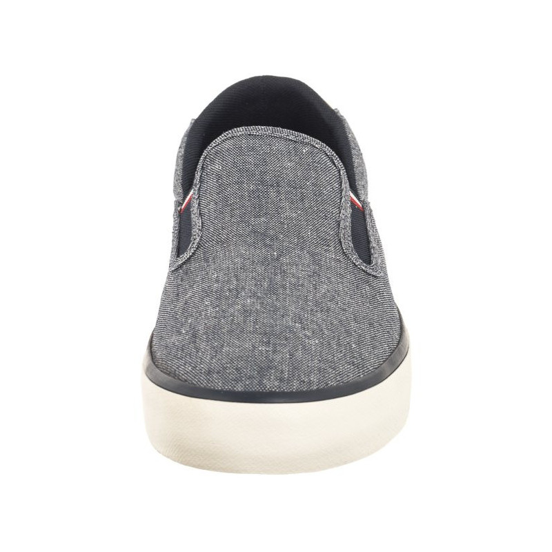 Tommy Hilfiger TH Hi Vulc Low Slipon Chambray Desert Sky FM0FM04947 DW5 (TH1030-a) sportiniai bateliai 