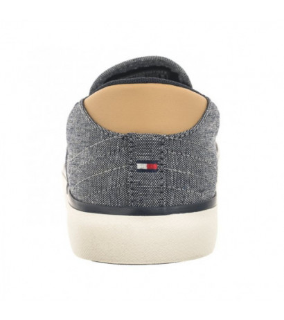 Tommy Hilfiger TH Hi Vulc Low Slipon Chambray Desert Sky FM0FM04947 DW5 (TH1030-a) sportiniai bateliai 