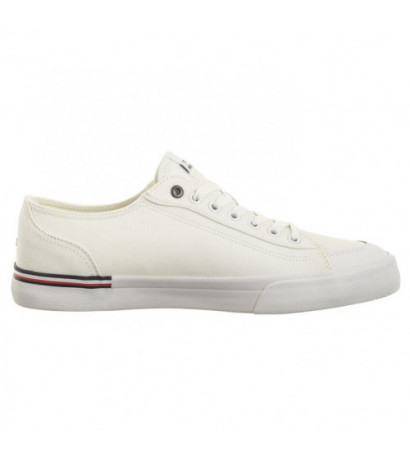 Tommy Hilfiger Corporate Vulc Canvas White FM0FM04954 YBS (TH1028-b) sportiniai bateliai 