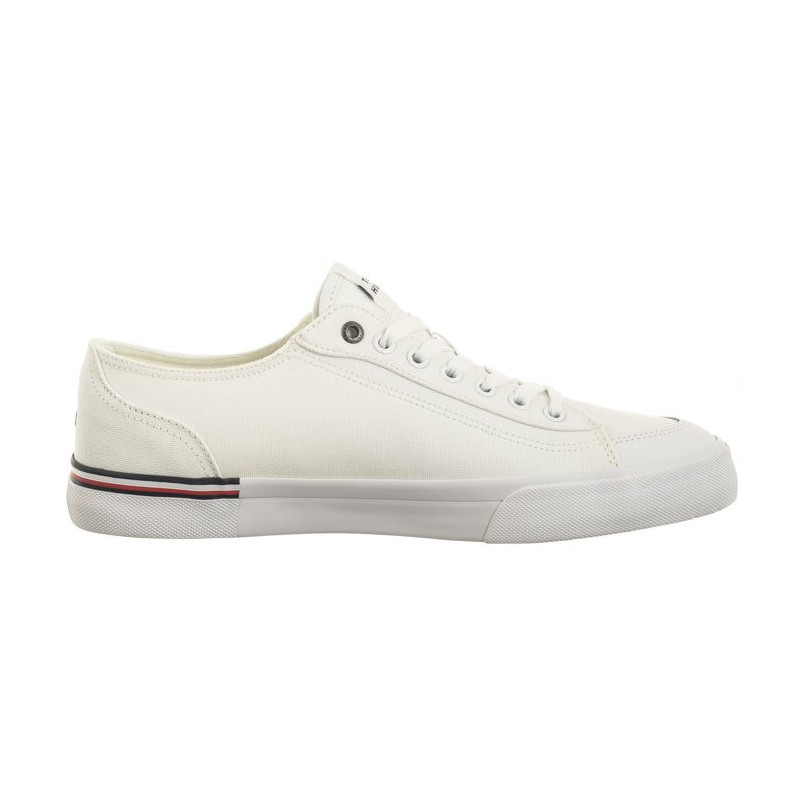 Tommy Hilfiger Corporate Vulc Canvas White FM0FM04954 YBS (TH1028-b) sportiniai bateliai 