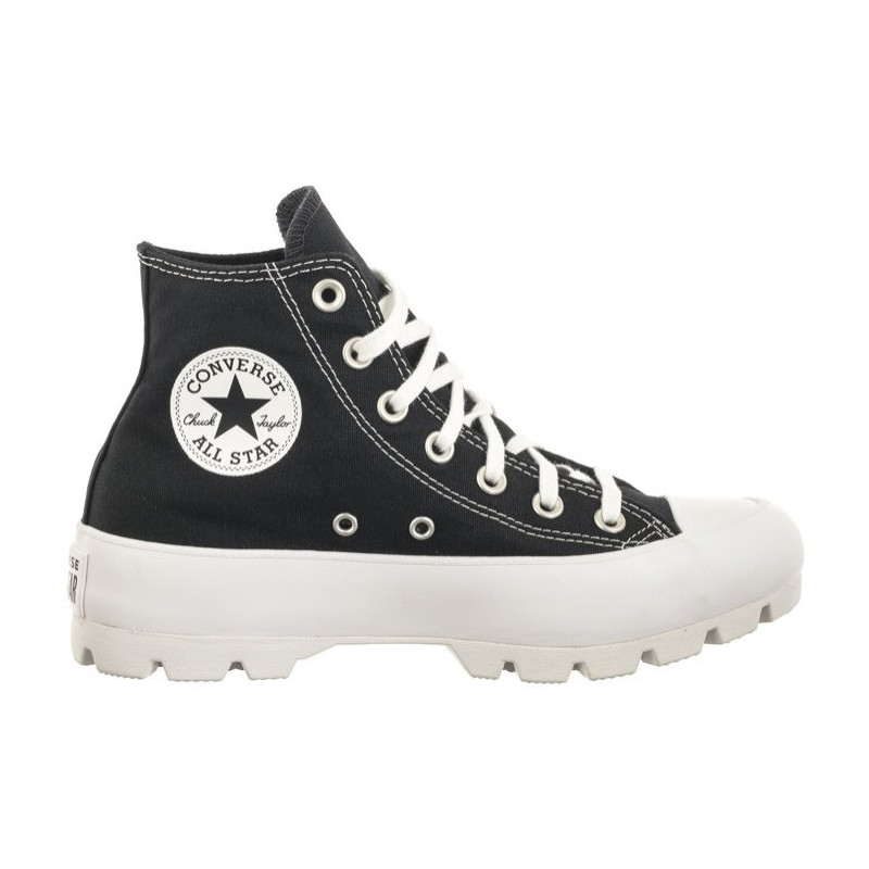 Converse CTAS Lugged Hi Black/White/Black 565901C (CO650-a) bateliai