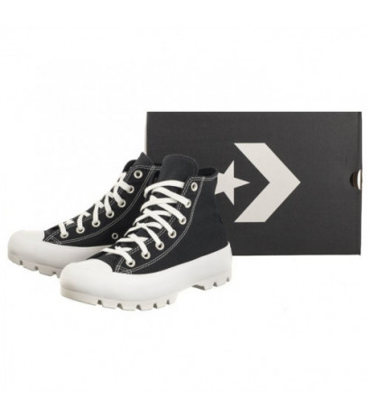 Converse CTAS Lugged Hi Black/White/Black 565901C (CO650-a) bateliai