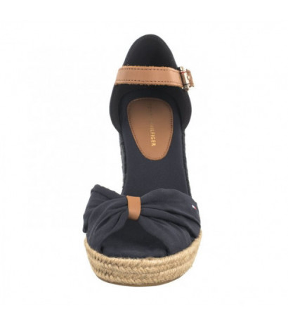 Tommy Hilfiger Basic Open Toe High Wedge Space Blue FW0FW04784 DW6 (TH1013-b) batai