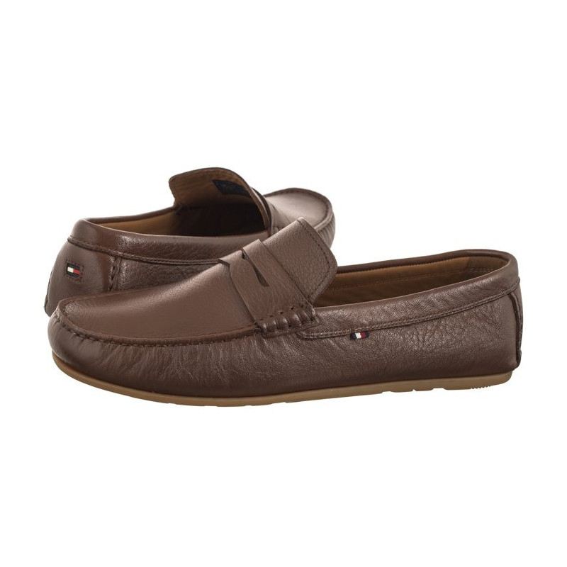 Tommy Hilfiger Casual Hilfiger Leather Driver Winter Cognac FM0FM04999 GVI (TH1034-a) batai