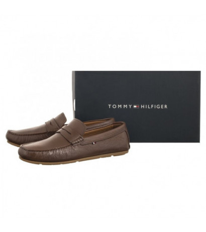 Tommy Hilfiger Casual Hilfiger Leather Driver Winter Cognac FM0FM04999 GVI (TH1034-a) batai
