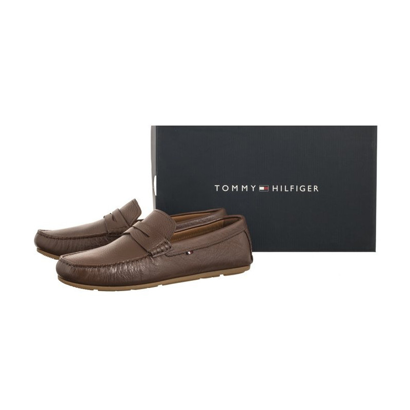 Tommy Hilfiger Casual Hilfiger Leather Driver Winter Cognac FM0FM04999 GVI (TH1034-a) batai