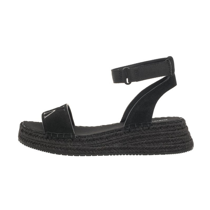 Calvin Klein Sporty Wedge Rope Su Con Black YW0YW00977 BDS (CK456-a) batai