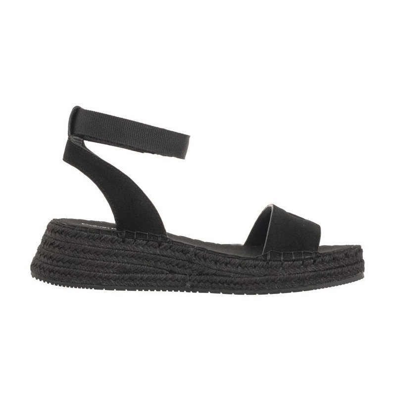 Calvin Klein Sporty Wedge Rope Su Con Black YW0YW00977 BDS (CK456-a) batai