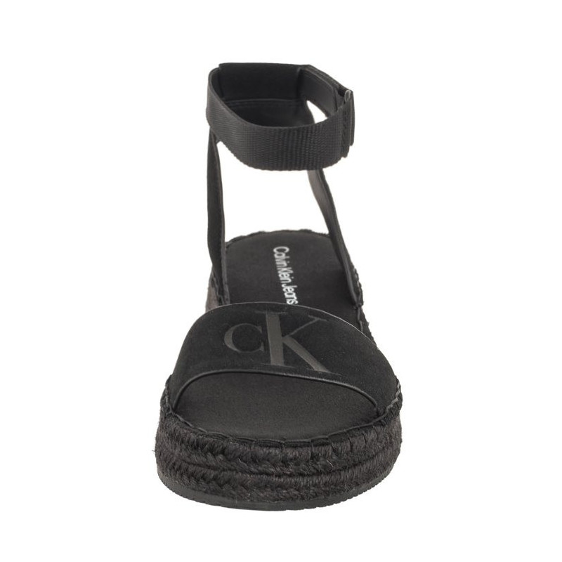 Calvin Klein Sporty Wedge Rope Su Con Black YW0YW00977 BDS (CK456-a) batai