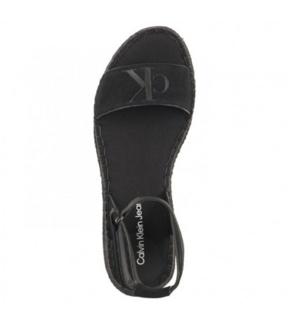 Calvin Klein Sporty Wedge Rope Su Con Black YW0YW00977 BDS (CK456-a) batai