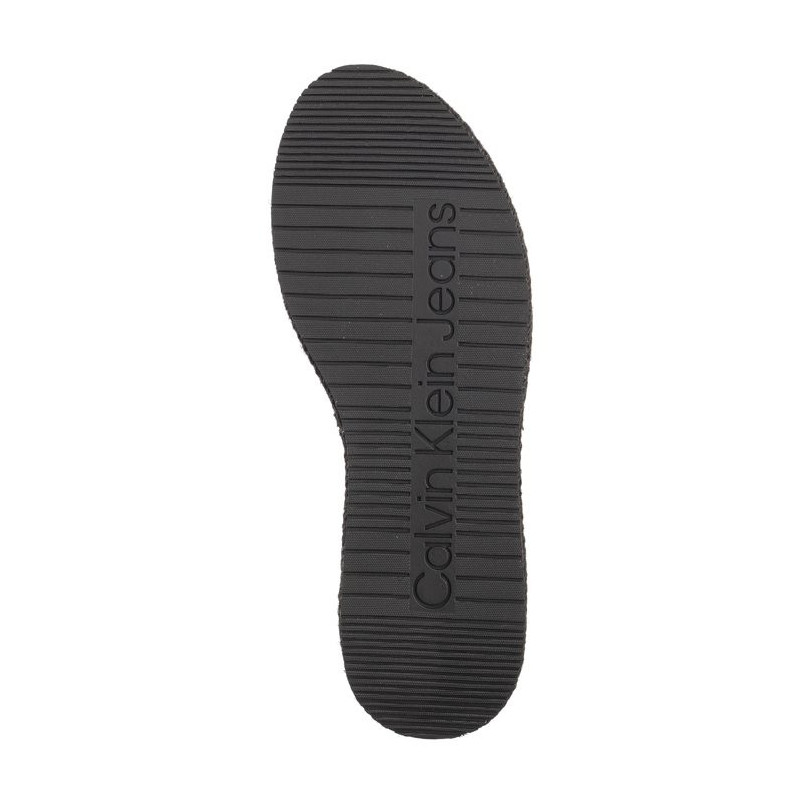 Calvin Klein Sporty Wedge Rope Su Con Black YW0YW00977 BDS (CK456-a) batai