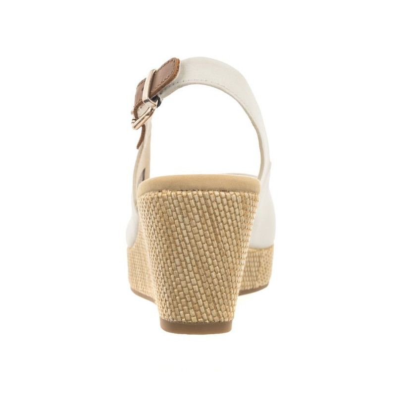 Tommy Hilfiger Iconic Elba Sling Back Wedge FW0FW04788 YBL Ecru (TH122-f) batai