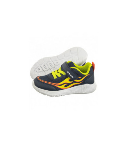 Geox J Sprintye B.B - Mesh+Geobuck Navy/Lime J45GBB 01454 C0749 (GE145-a) sportiniai bateliai