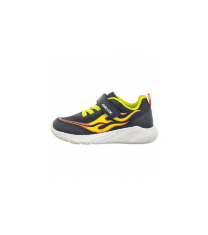 Geox J Sprintye B.B - Mesh+Geobuck Navy/Lime J45GBB 01454 C0749 (GE145-a) sportiniai bateliai