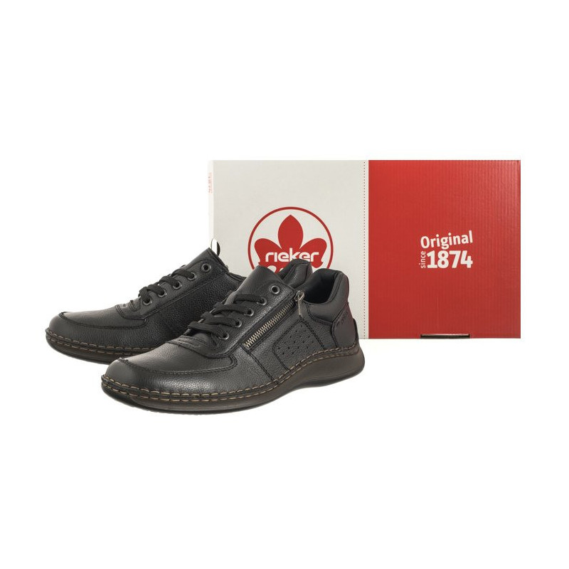 Rieker Czarne 05228-00 Black (RI154-a) batai