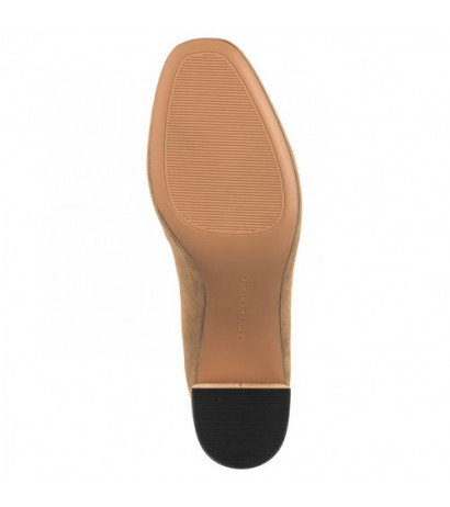 Tommy Hilfiger TH Suede Mid Heel Block Pump Classic Khaki FW0FW07717 RBL (TH1027-b) bateliai