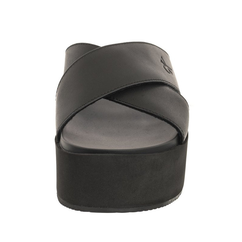 Calvin Klein Flatform Cross MG UC Triple Black YW0YW01349 0GT (CK466-a) bateliai