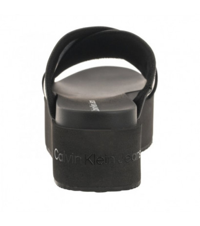 Calvin Klein Flatform Cross MG UC Triple Black YW0YW01349 0GT (CK466-a) bateliai