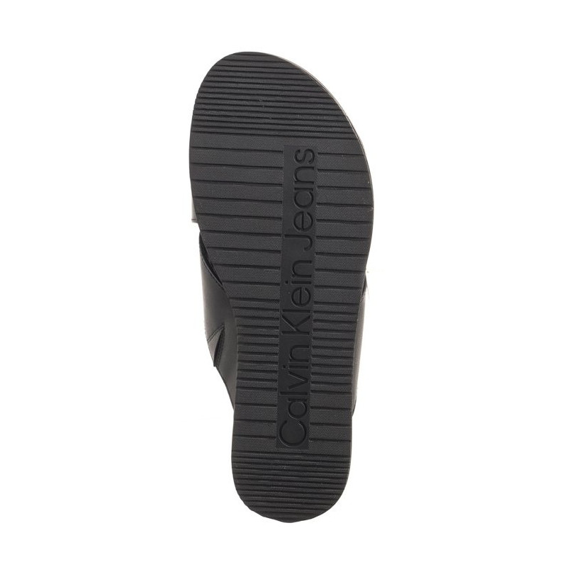 Calvin Klein Flatform Cross MG UC Triple Black YW0YW01349 0GT (CK466-a) bateliai