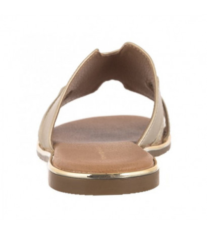 Tommy Hilfiger Flat Slide T3A2-33250-1372 514 Platinum (TH1036-b) Moteriški batai/šlepetės
