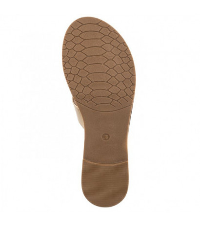 Tommy Hilfiger Flat Slide T3A2-33250-1372 514 Platinum (TH1036-b) Moteriški batai/šlepetės