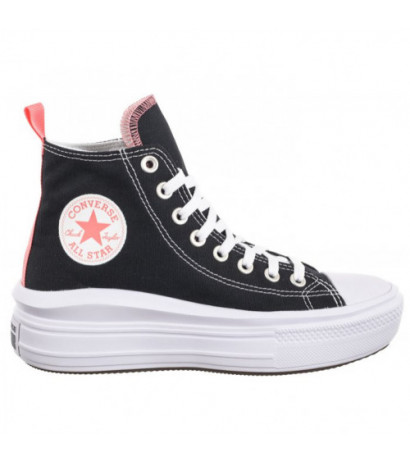 Converse CTAS Move Hi Black/Pink Salt/White 271716C (CO653-a) bateliai