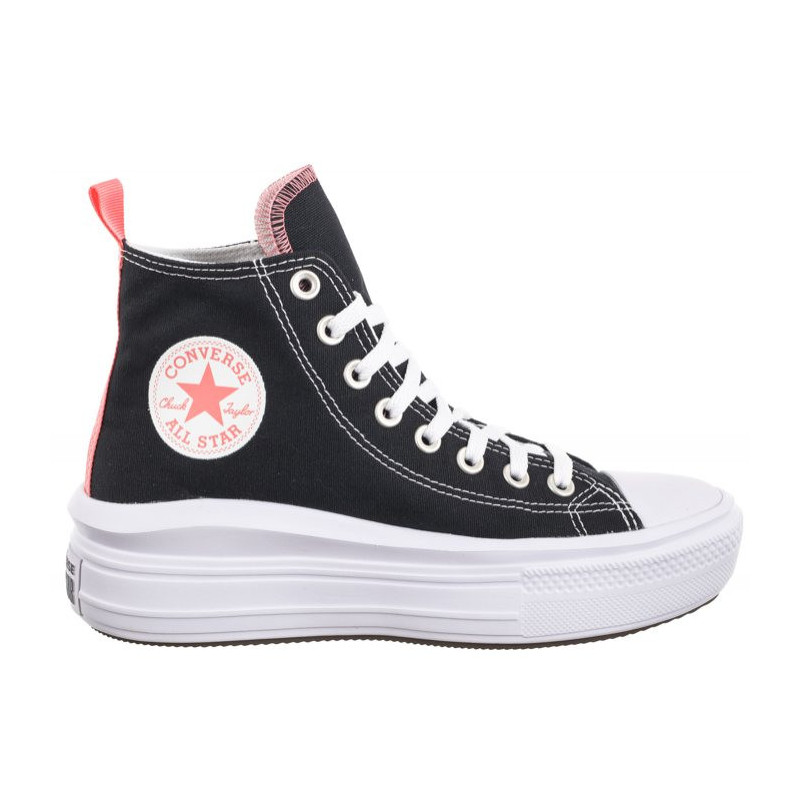 Converse CTAS Move Hi Black/Pink Salt/White 271716C (CO653-a) bateliai