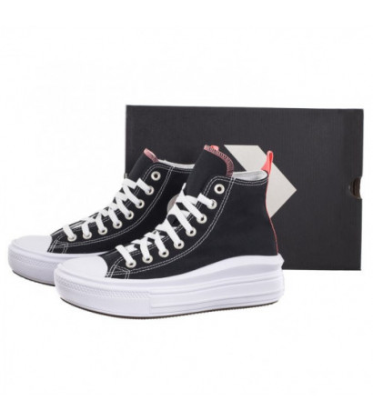 Converse CTAS Move Hi Black/Pink Salt/White 271716C (CO653-a) bateliai