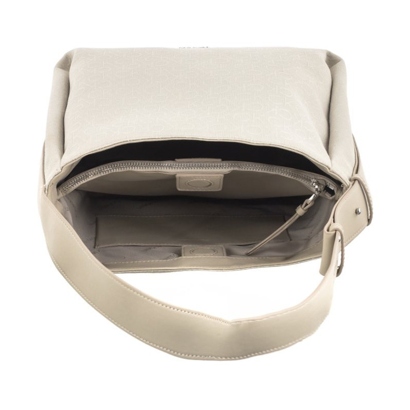 Calvin Klein Gracie Bucket Bag_JCQ Mono Stoney Beige Jacquard Mono K60K611663 PEA (CK474-a) rankinė