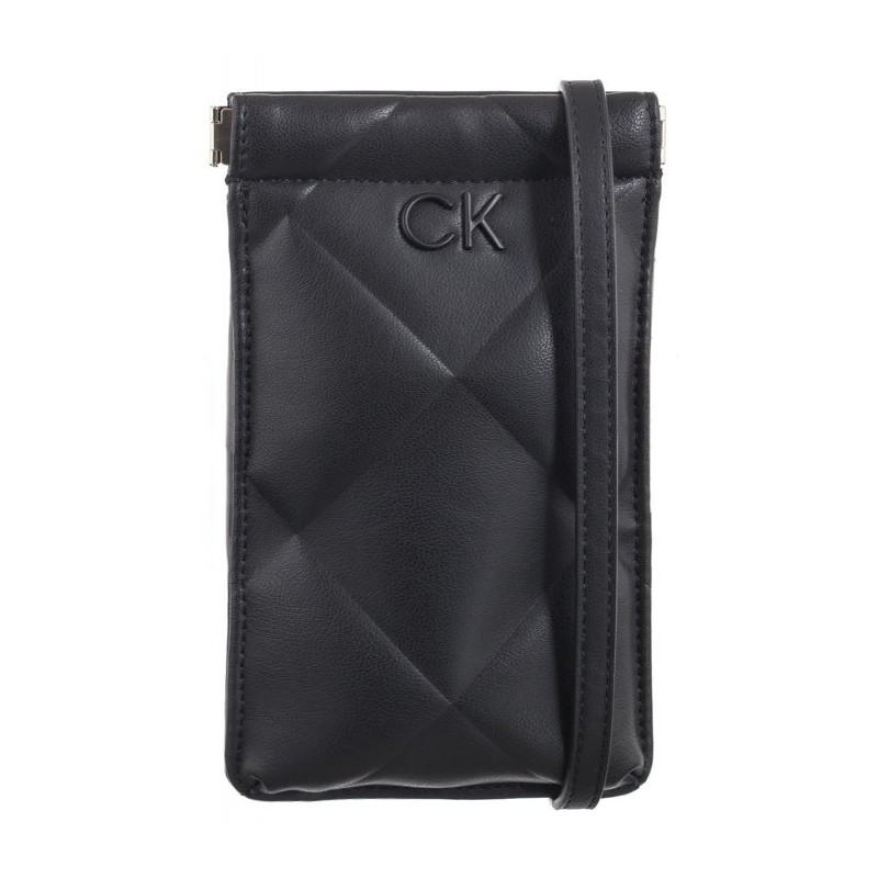 Calvin Klein Quilt Phone Crossbody Black K60K611702 BEH (CK470-a) rankinė
