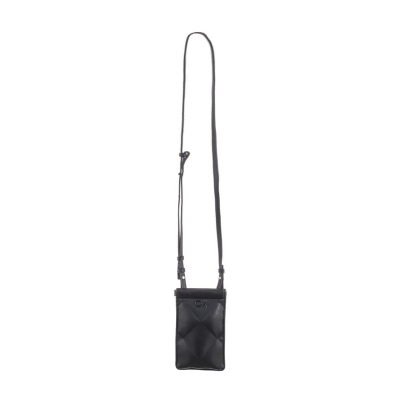 Calvin Klein Quilt Phone Crossbody Black K60K611702 BEH (CK470-a) rankinė