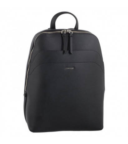 Calvin Klein Business Backpack Saffiano Black/Sand Pebble K60K611676 BEH (CK485-a) kuprinė