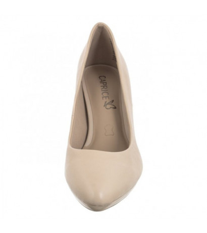 Caprice Beżowe 9-22414-42 170 Offwhite Nappa (CP403-a) aukštakulniai