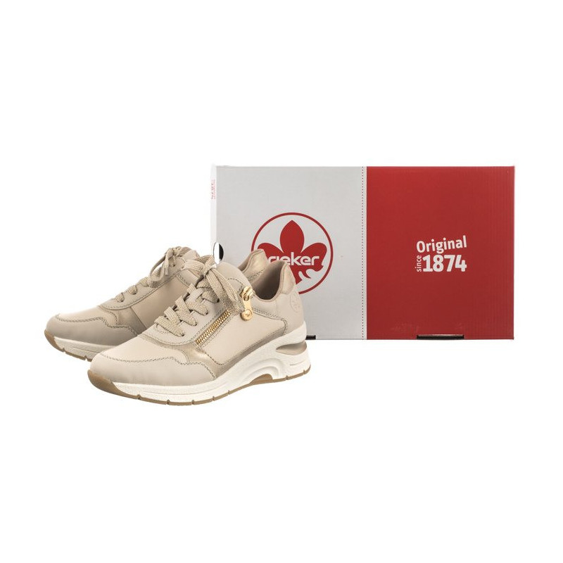 Rieker Beżowe N9301-60 Beige (RI155-a) sportiniai bateliai