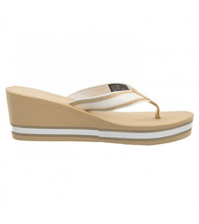 Tommy Hilfiger Hilfiger Wedge Beach Sandal Hervest Wheat FW0FW07903 ACR (TH1059-b) šlepetės