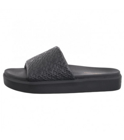 Tommy Hilfiger TH Platform Pool Slide Black FW0FW07855 BDS (TH1061-a) Moteriški batai/šlepetės