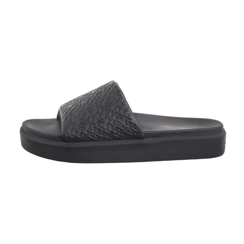 Tommy Hilfiger TH Platform Pool Slide Black FW0FW07855 BDS (TH1061-a) Moteriški batai/šlepetės
